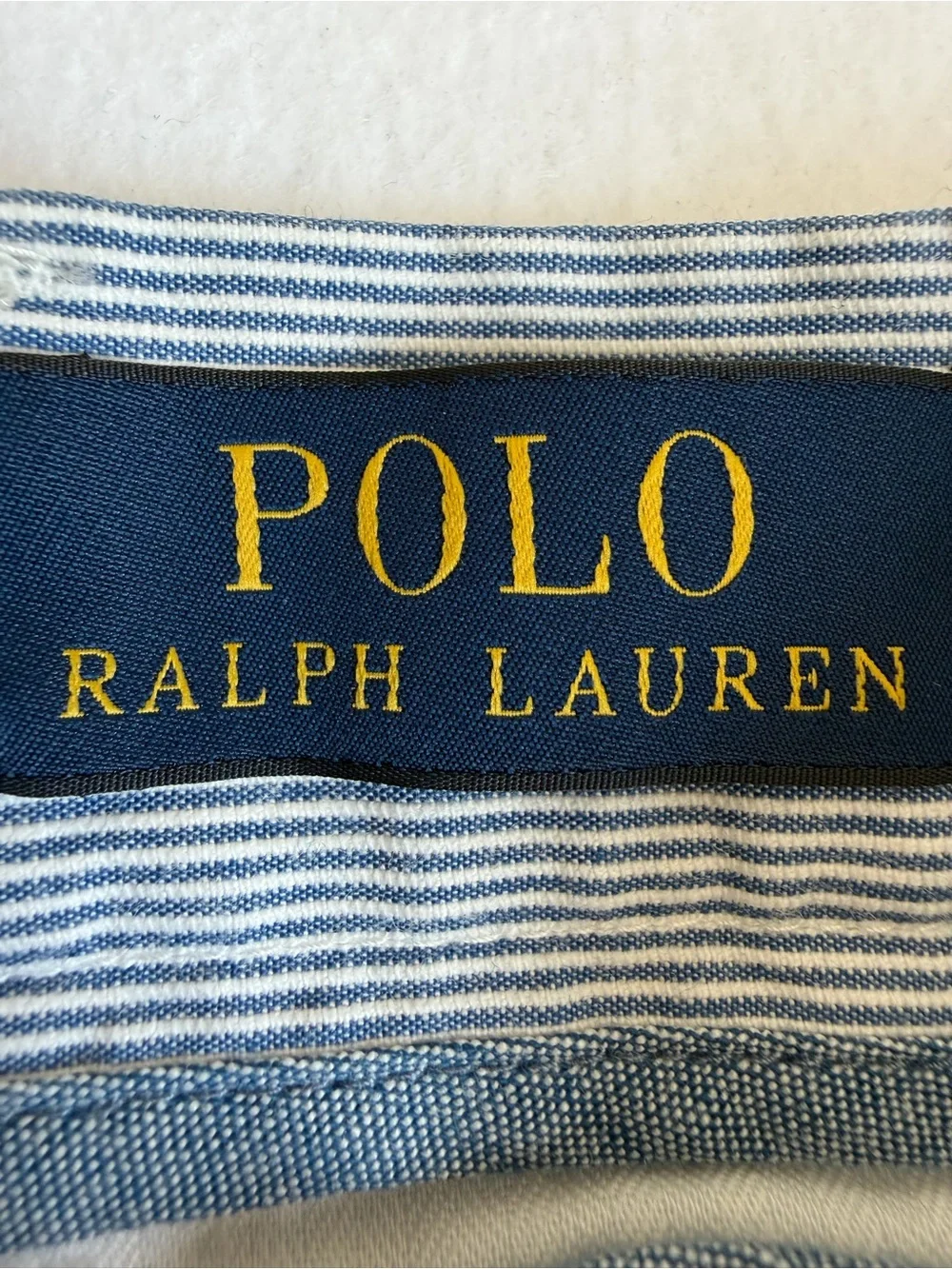 Polo Ralph Lauren Classic Fit 6” Seersucker Shorts Blue White NWT Men’s 40